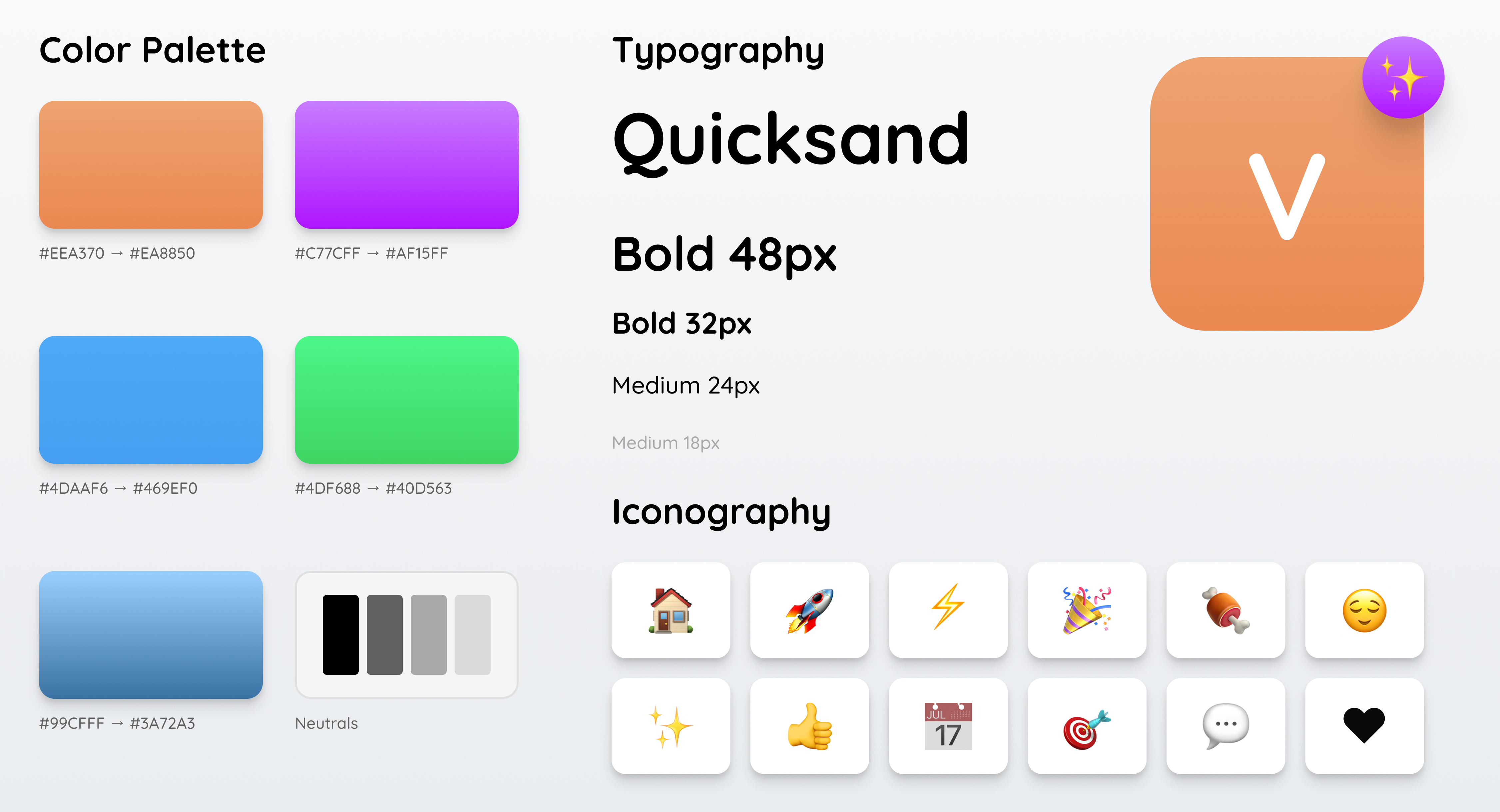 Vymble visual direction frame.