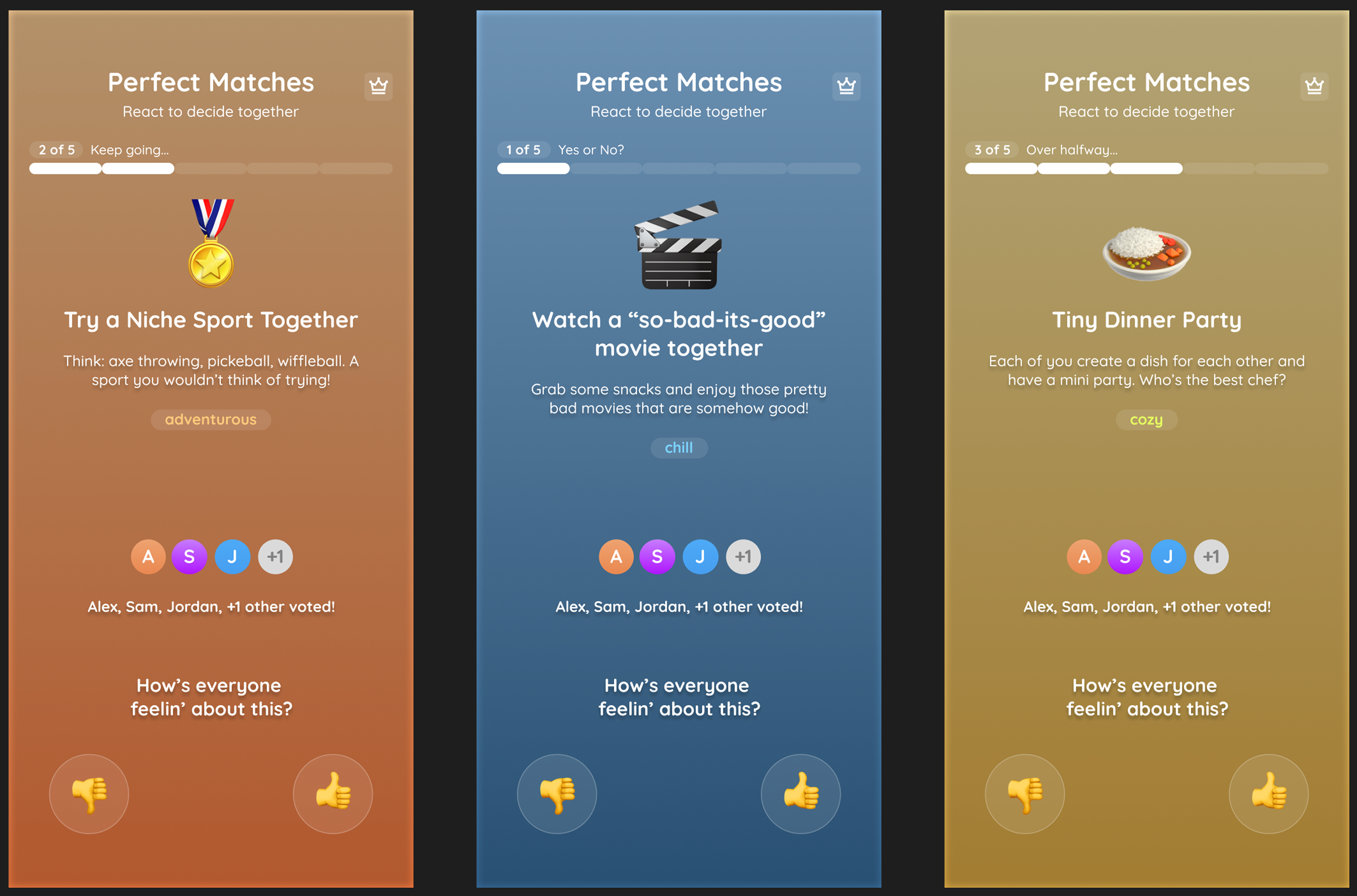 Final result frame from the Vymble interface.