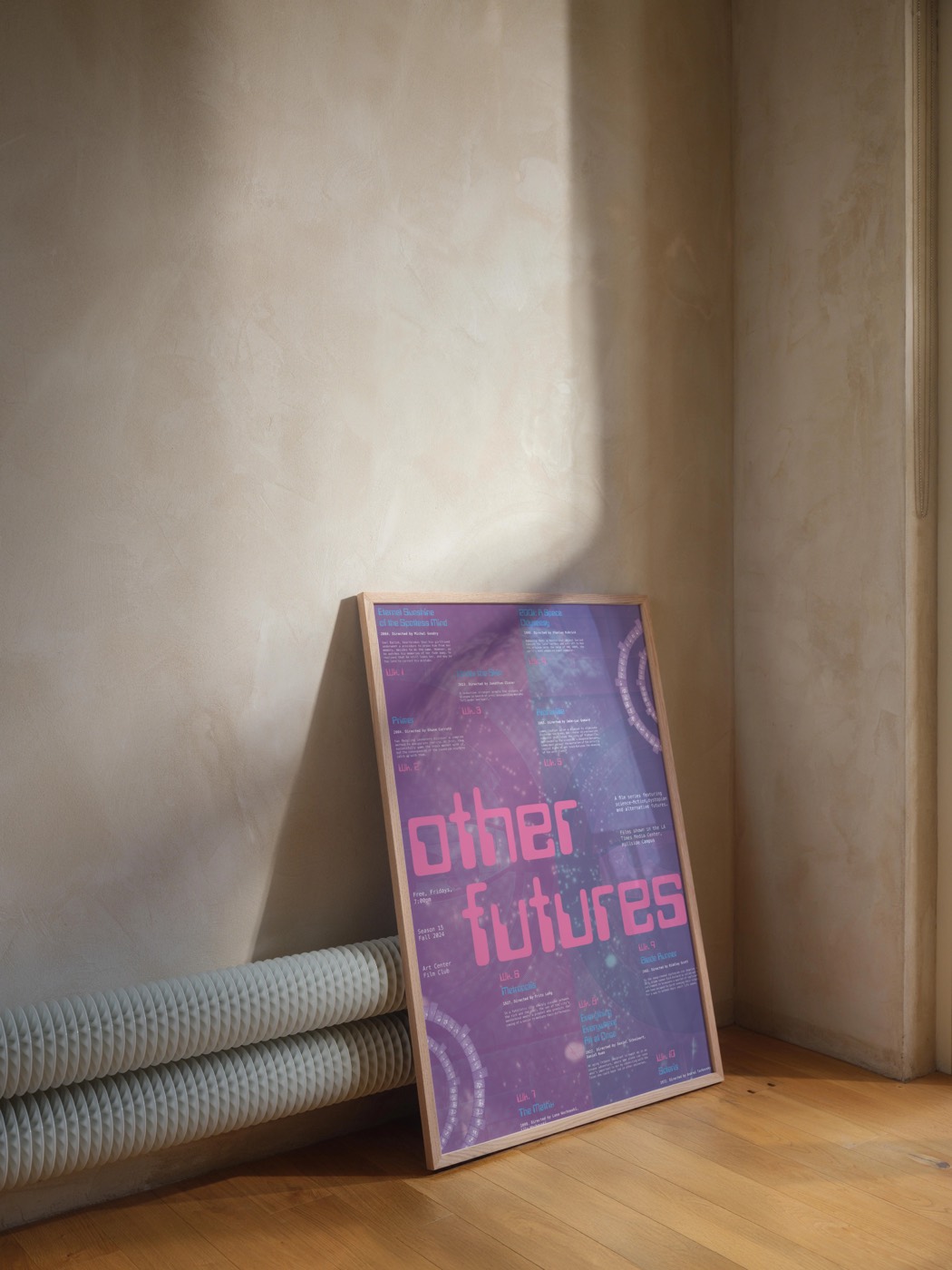 A portrait poster design in the playground gallery.